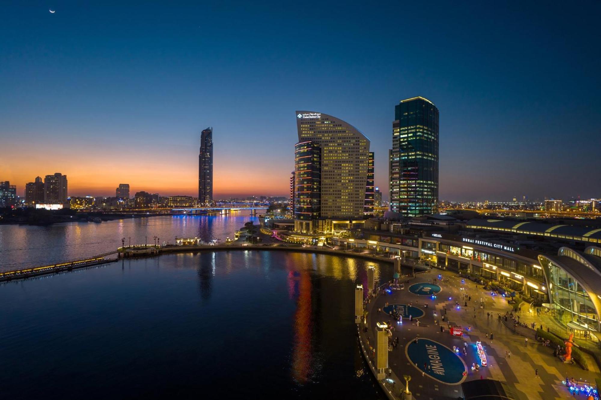 Intercontinental Dubai Festival City By Ihg Zewnętrze zdjęcie Marina skyline